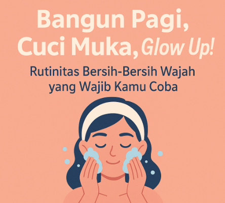 Bangun Pagi, Cuci Muka, Glow Up! Rutinitas Bersih-Bersih Wajah yang Wajib Kamu Coba